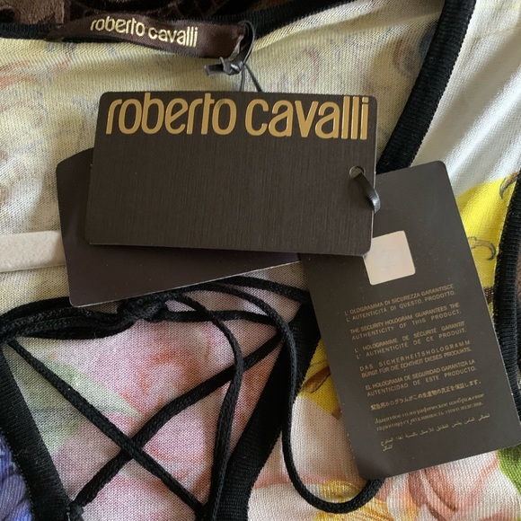Roberto Cavalli Top Blouse New $750 Authentic - Picture 4 of 8